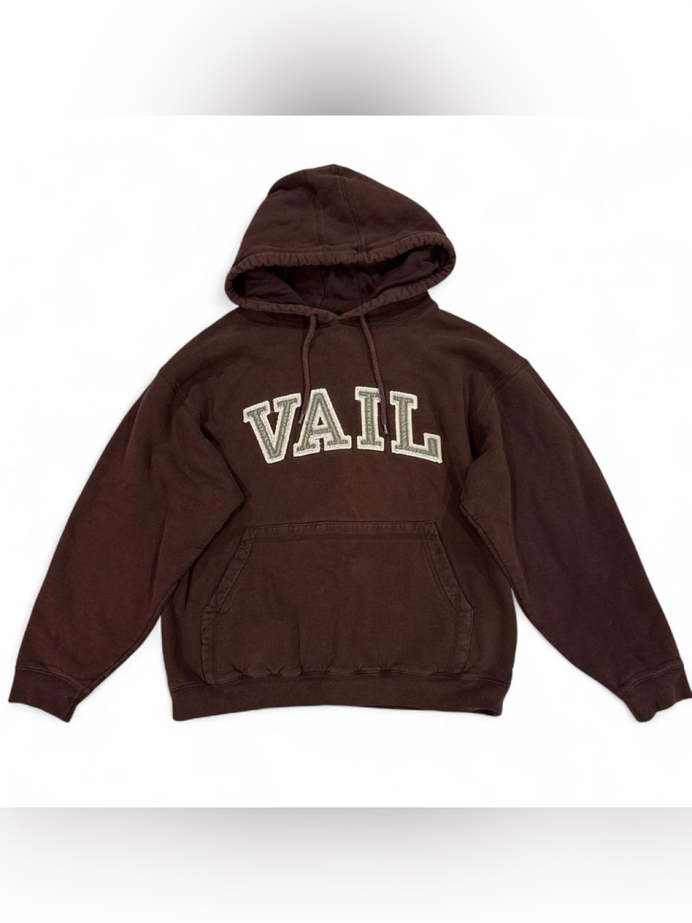 Vail varsity parke patch letters hoodie